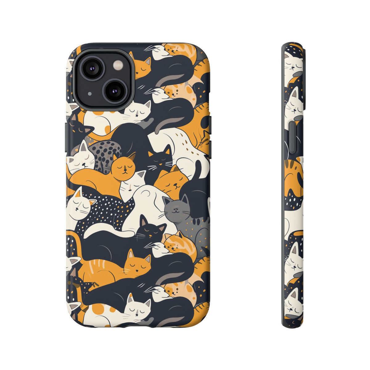 Seamless Cat Pattern Design Phone Case – Playful and Stylish Cat-Themed Phone Cover 2