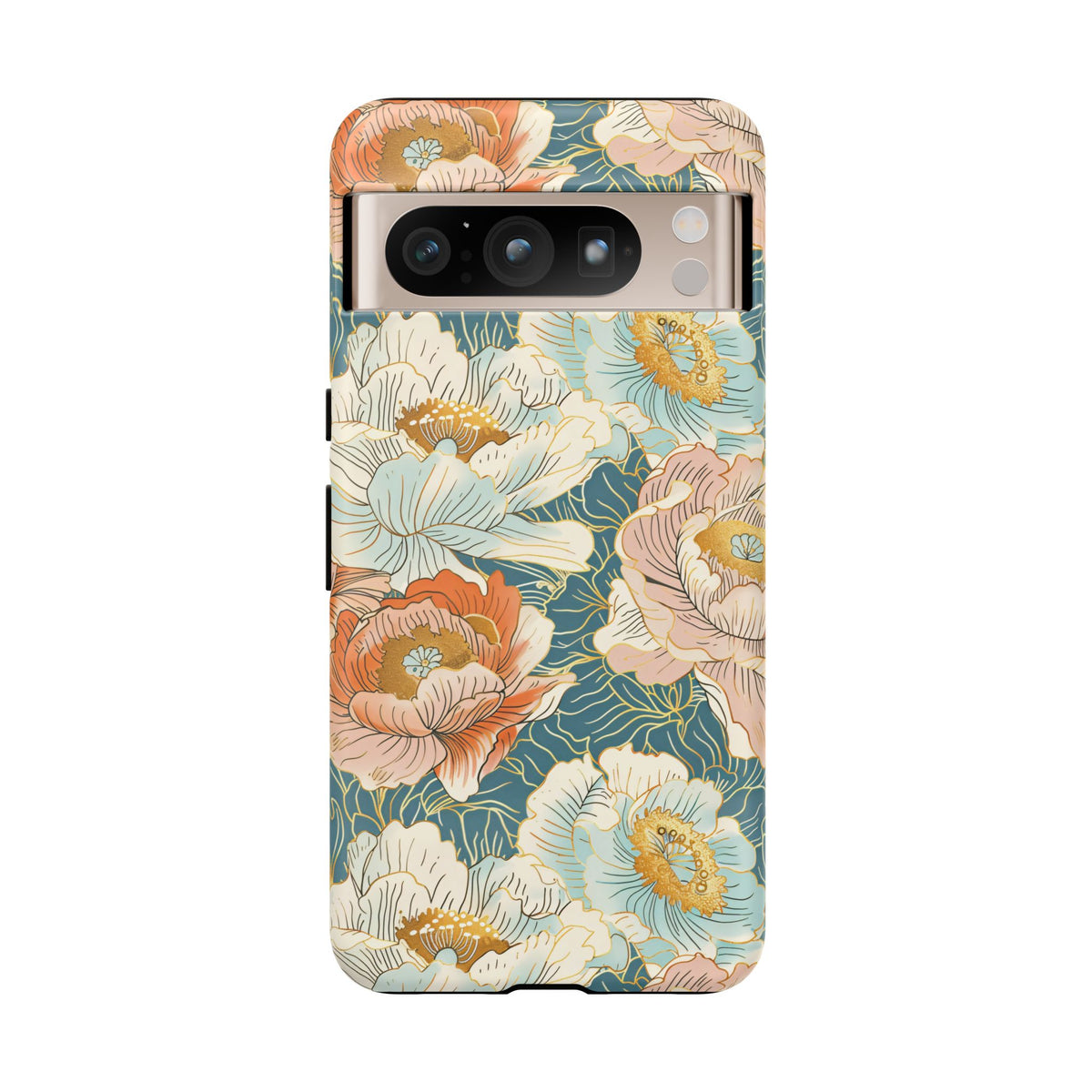 Japanese Blossom Asian Floral Design Phone Case – Elegant Floral Phone Cover 3