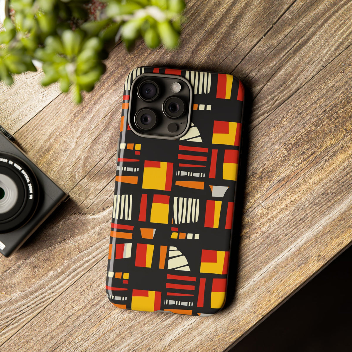 Stylish African Pattern Phone Case – Unique and Vibrant Protection 099