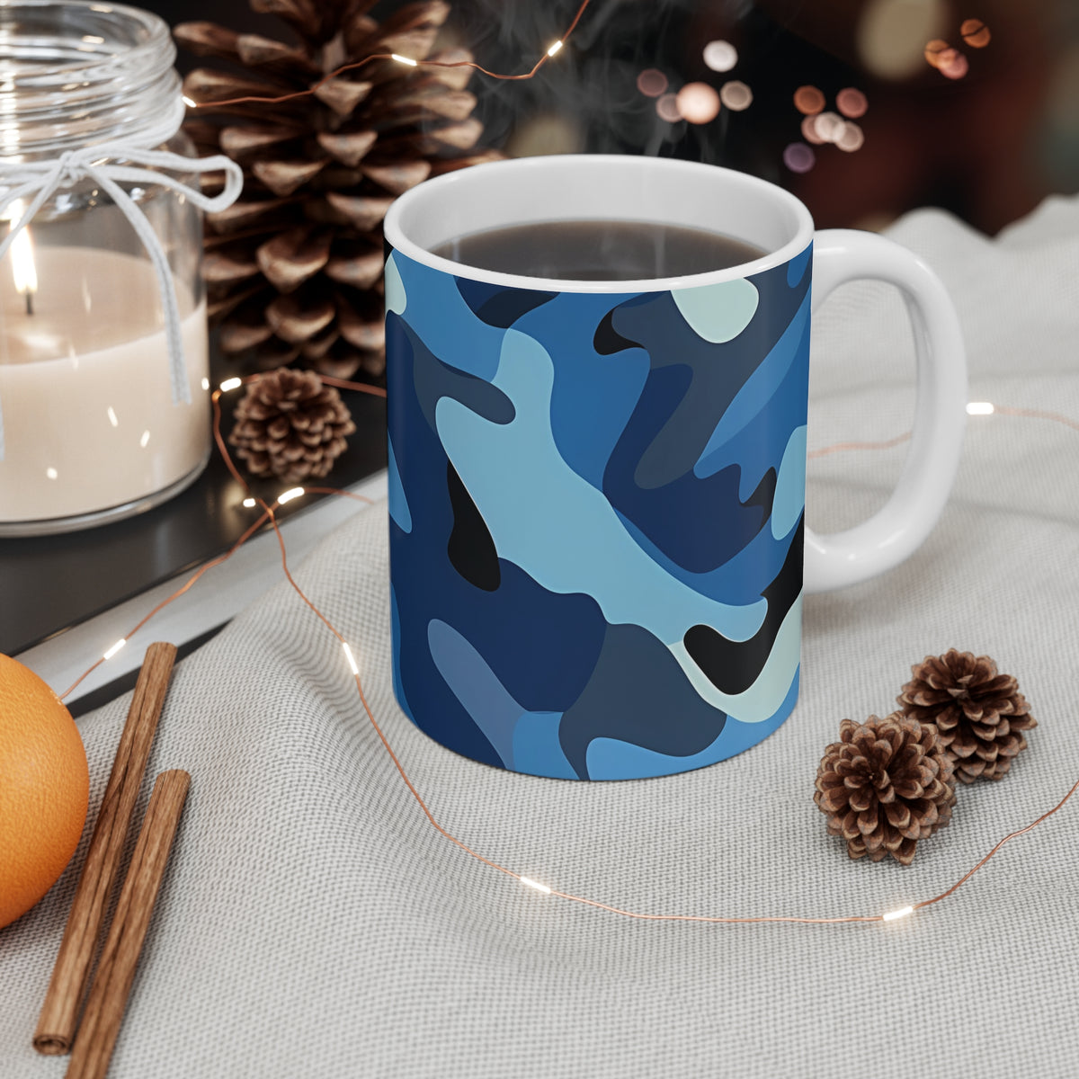 All-Over Camouflage Pattern Coffee Mug 360