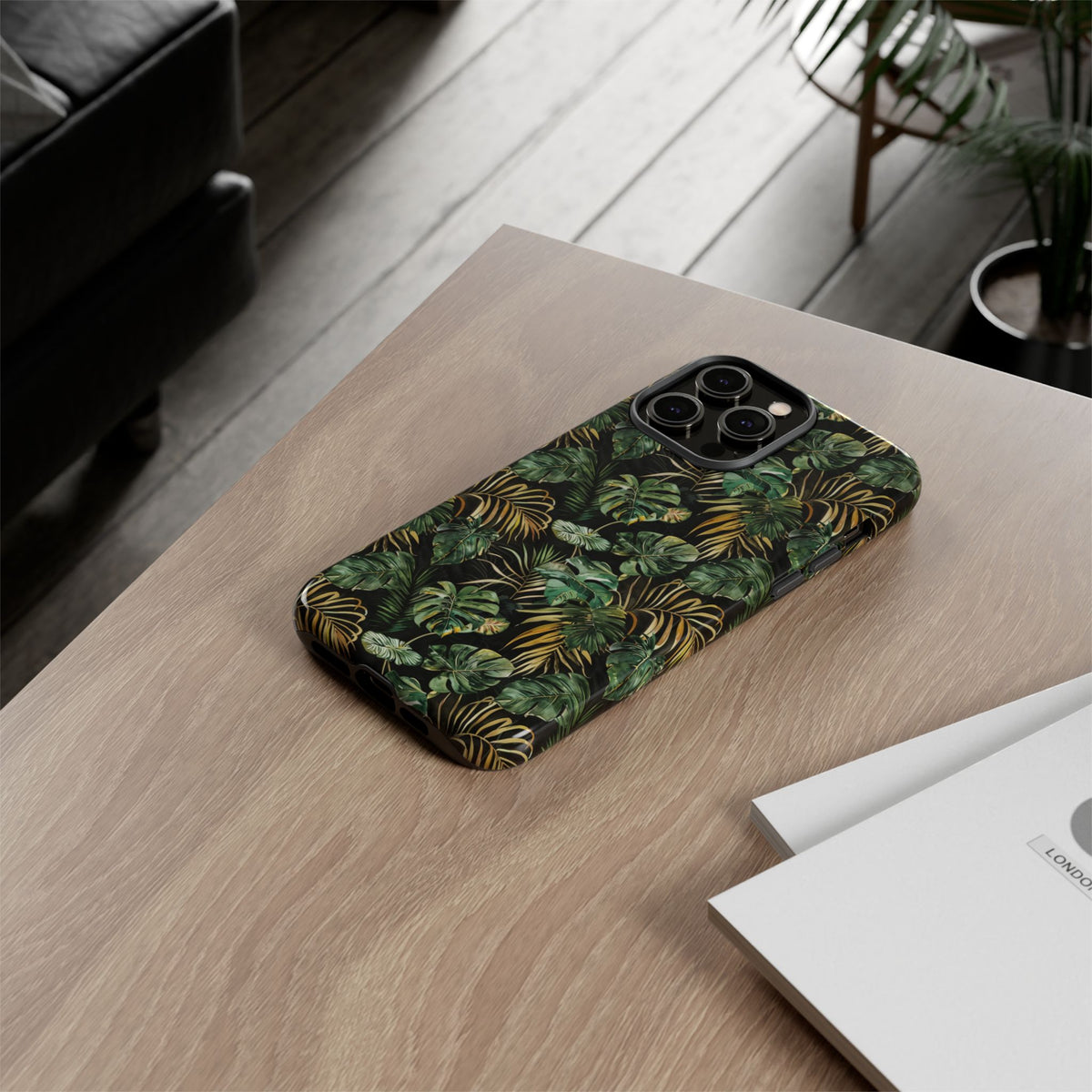 Jungle Pattern Phone Case – Exotic & Lush Design for Your Phone 334