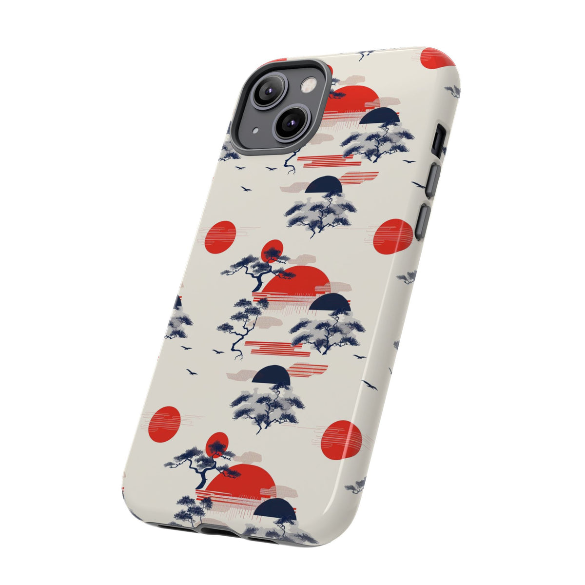 Japanese Pattern Phone Case – Elegant & Timeless Design for Your Phone 047