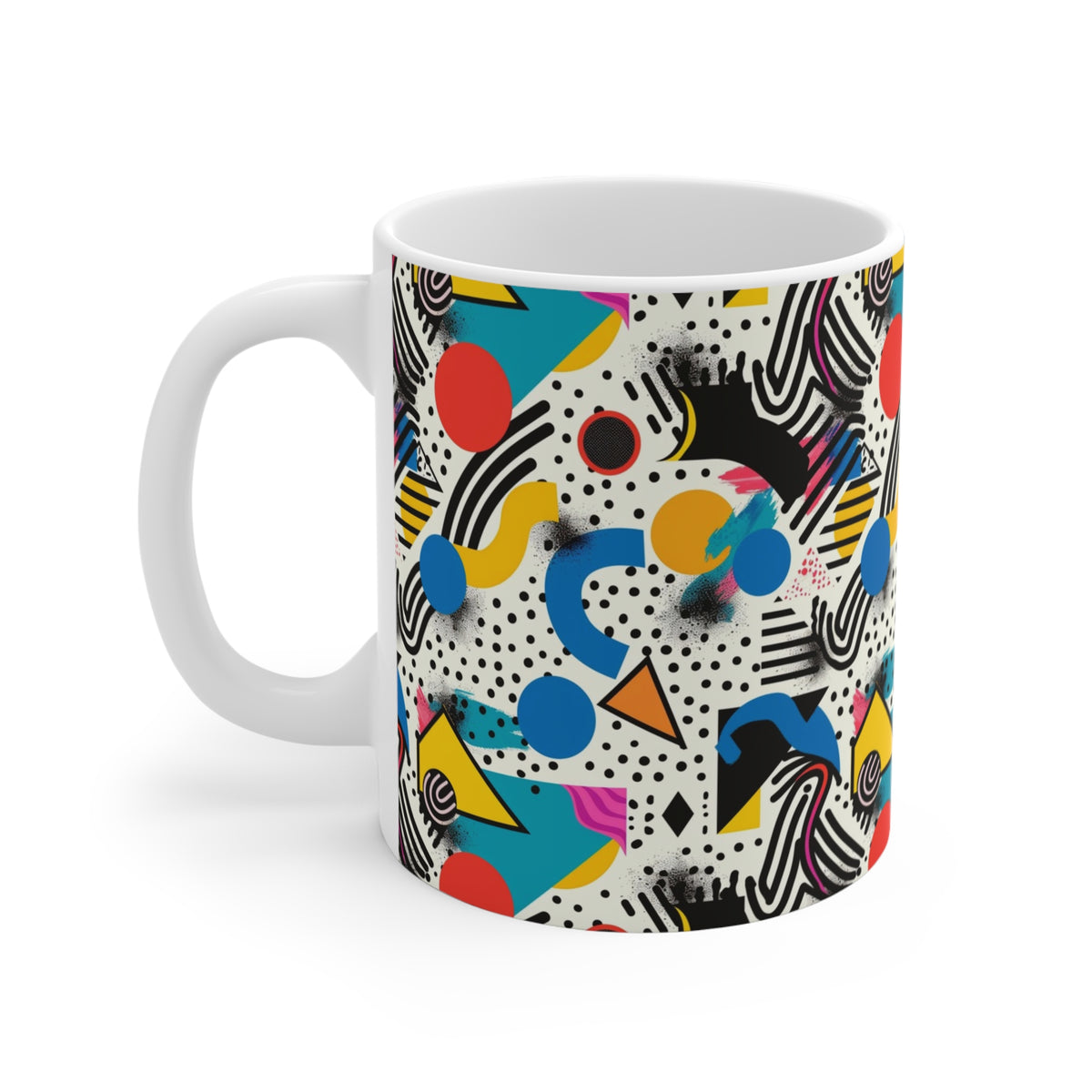 90s Retro Coffee Mug - Full Wrap Design 501