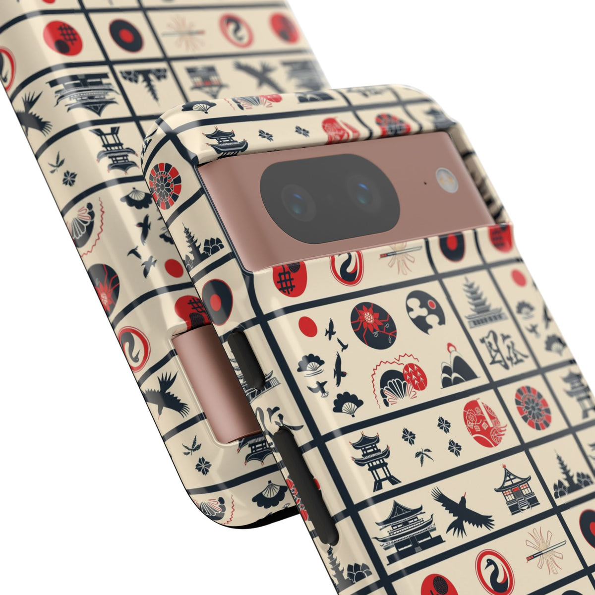 Japanese Pattern Phone Case – Elegant & Timeless Design for Your Phone 099