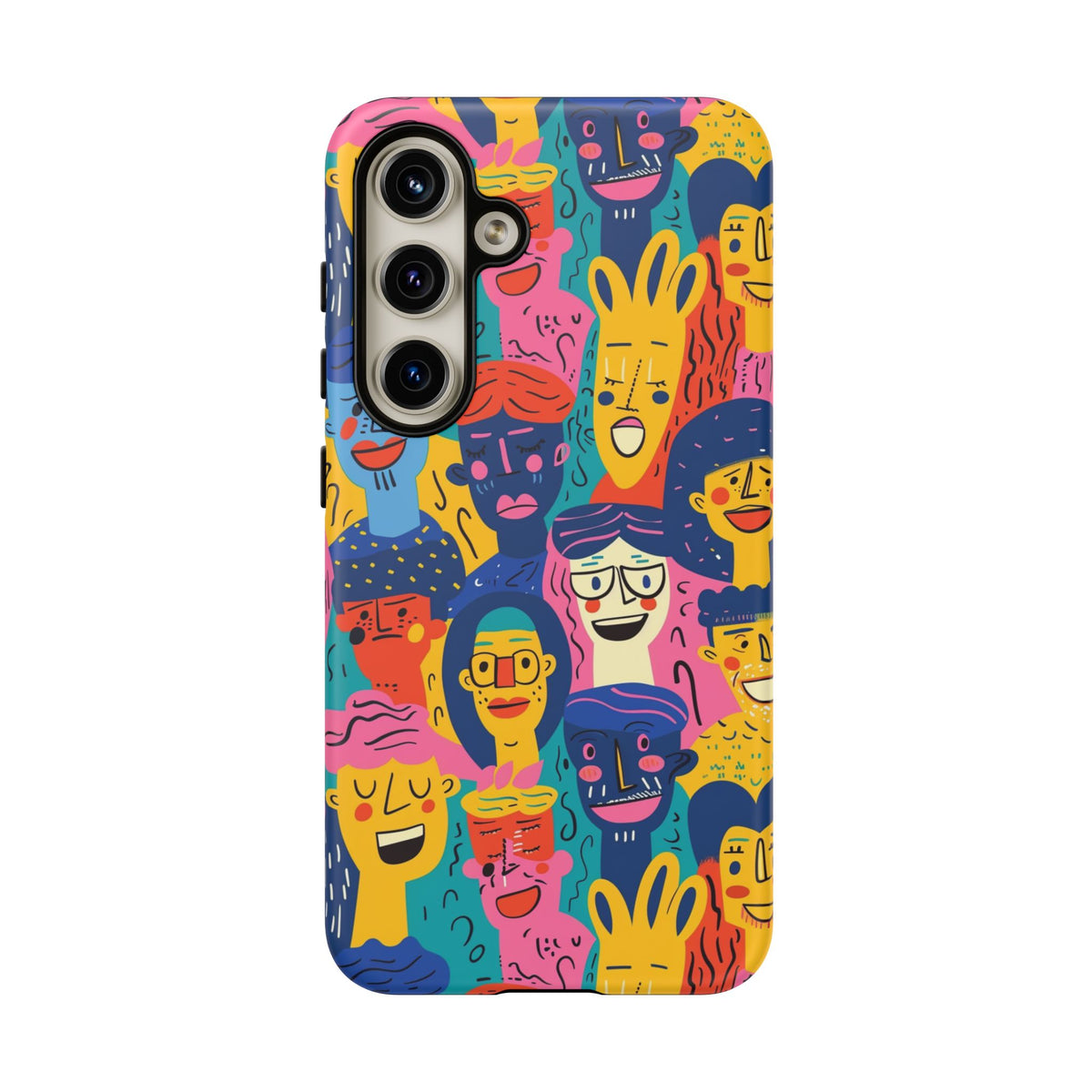 Happy Faces Phone Case – Joyful and Cheerful Design for a Bright Look 6