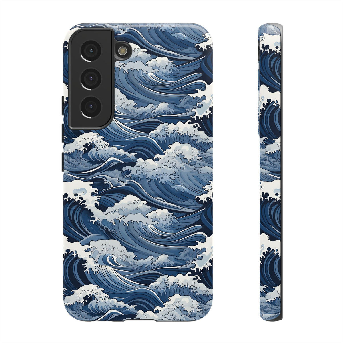 Japanese Waves Phone Case – Embrace Timeless Elegance with Classic Design