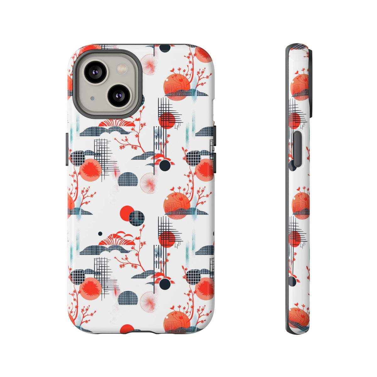 Japanese Pattern Phone Case – Elegant & Timeless Design for Your Phone 082