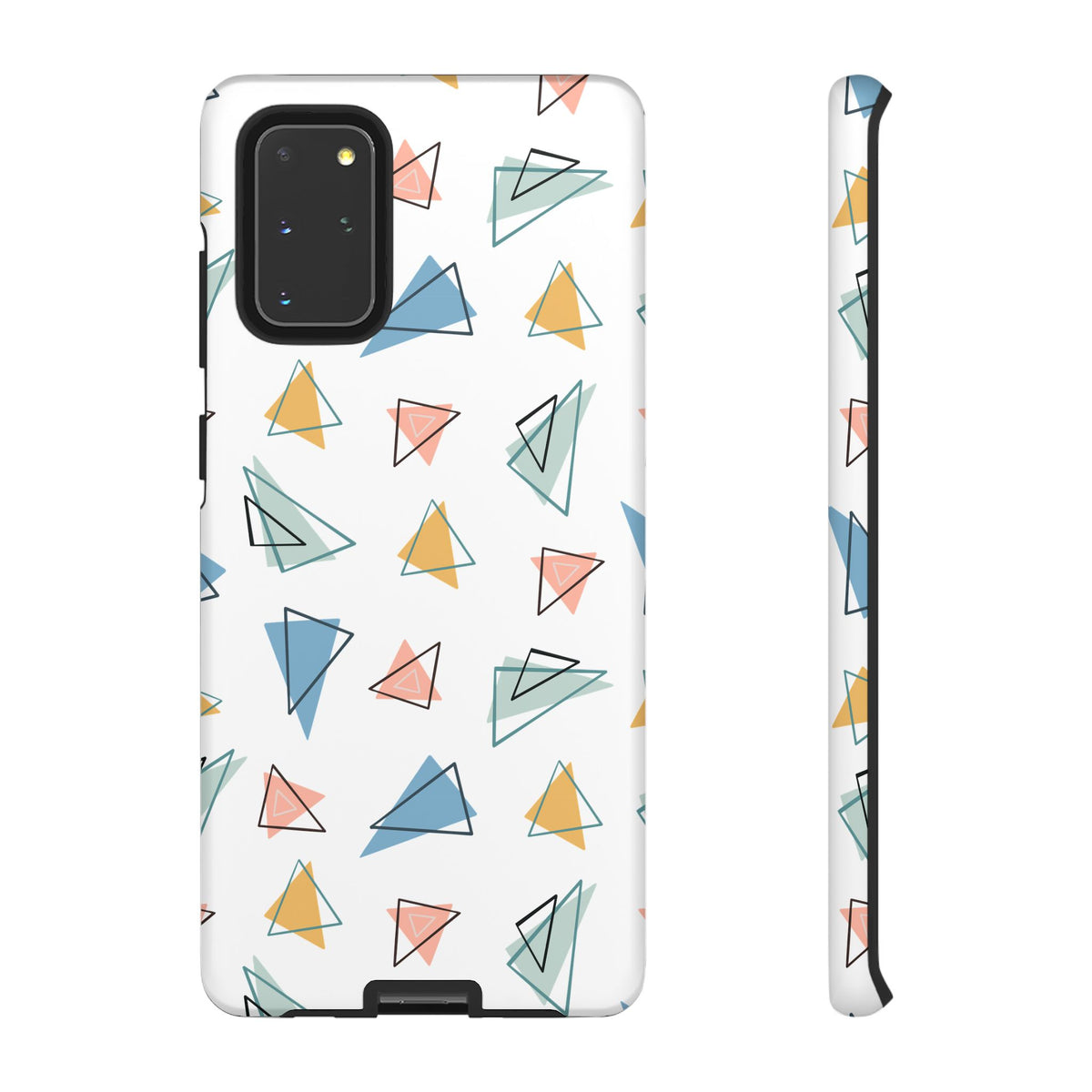 Triangle Pattern Phone Case – Modern & Durable Geometric Design