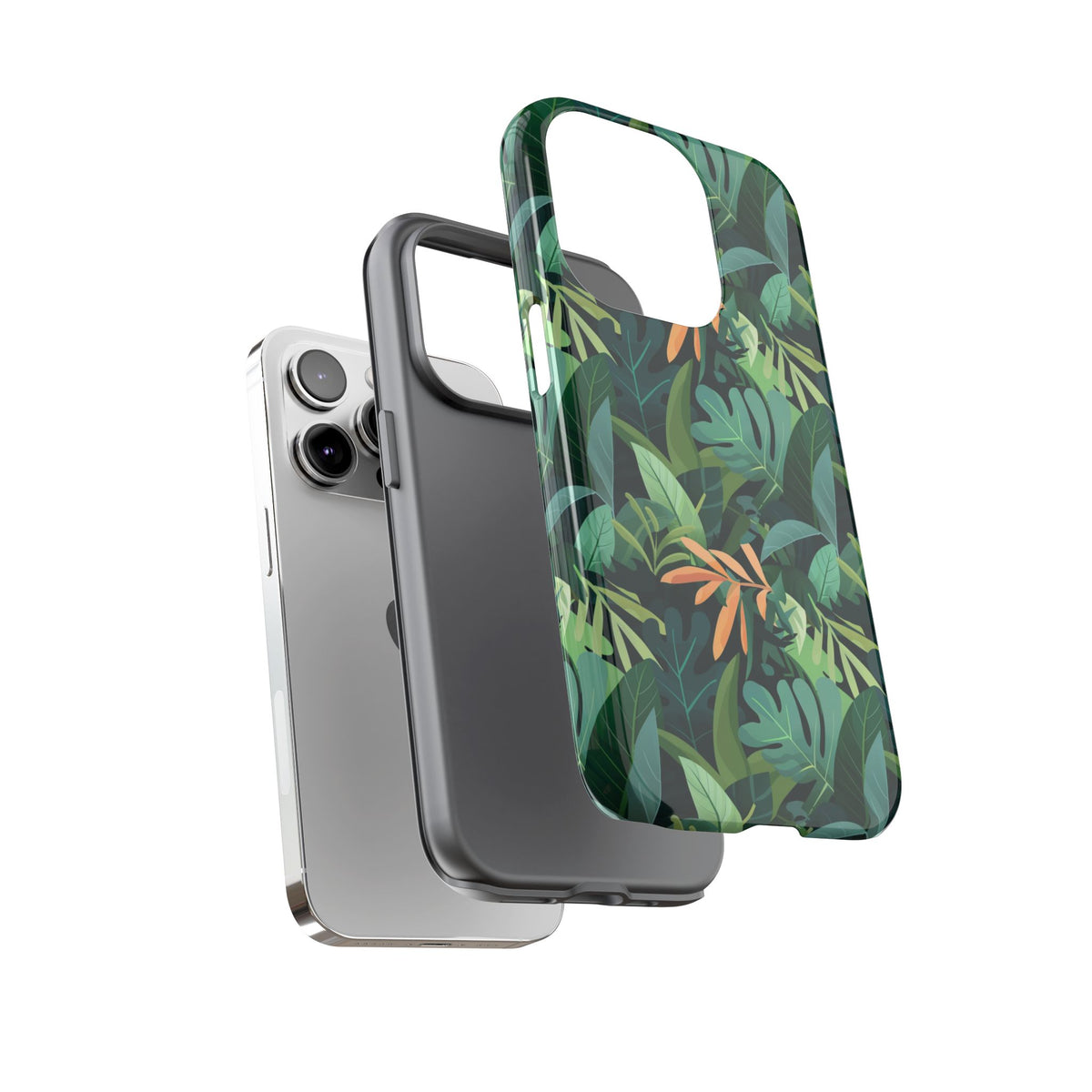 Jungle Pattern Phone Case – Exotic & Lush Design for Your Phone 341