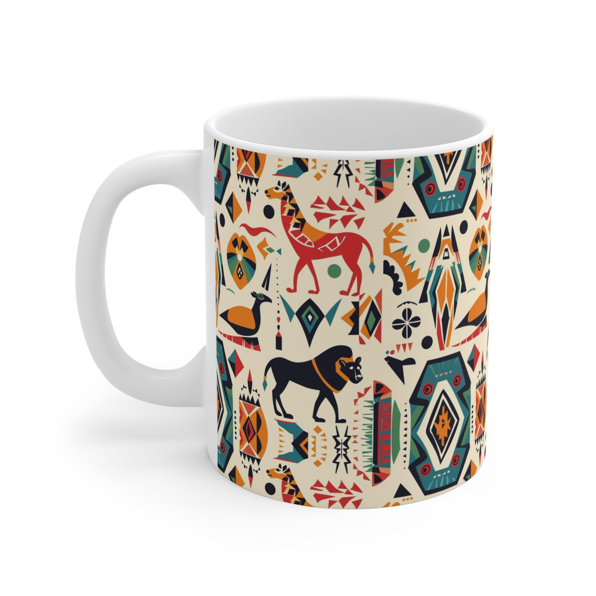 All-Over African Pattern Coffee Mug 705