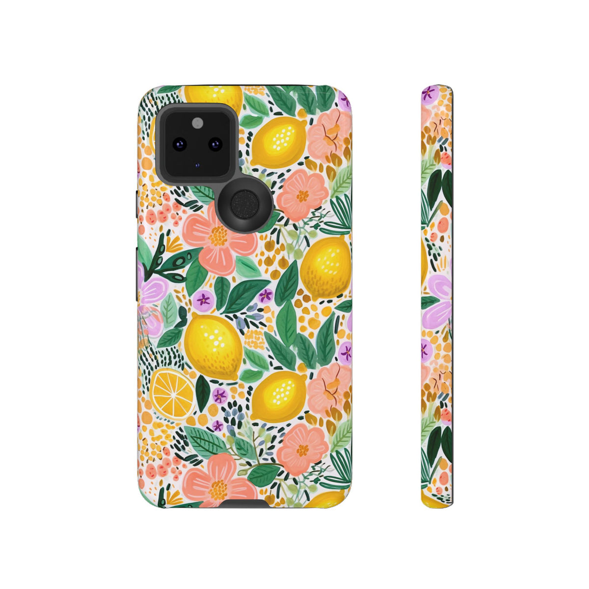 Cute Summer Lemons Phone Case – Refreshing Citrus Design for Your Phone