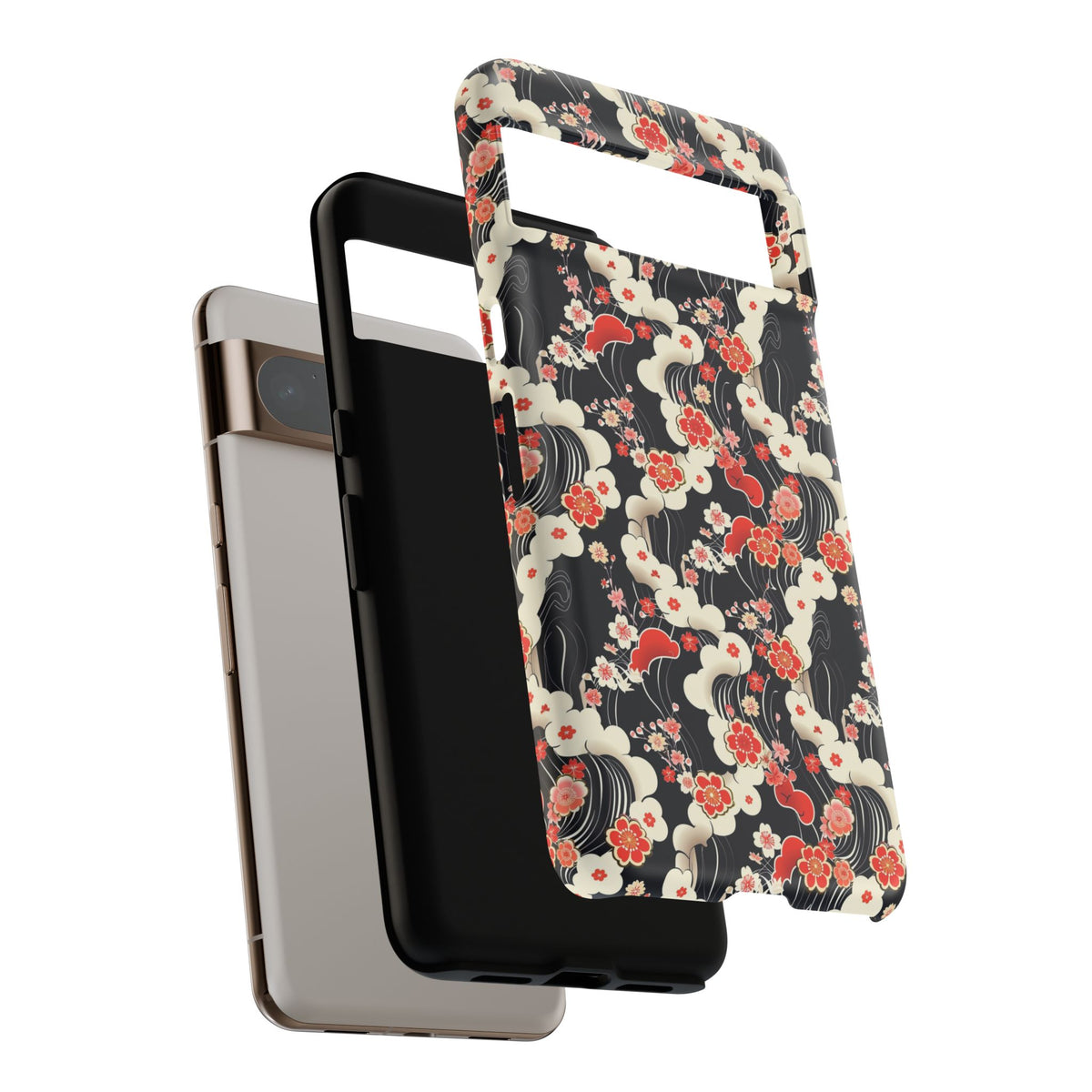 Japanese Pattern Phone Case – Elegant & Timeless Design for Your Phone 478