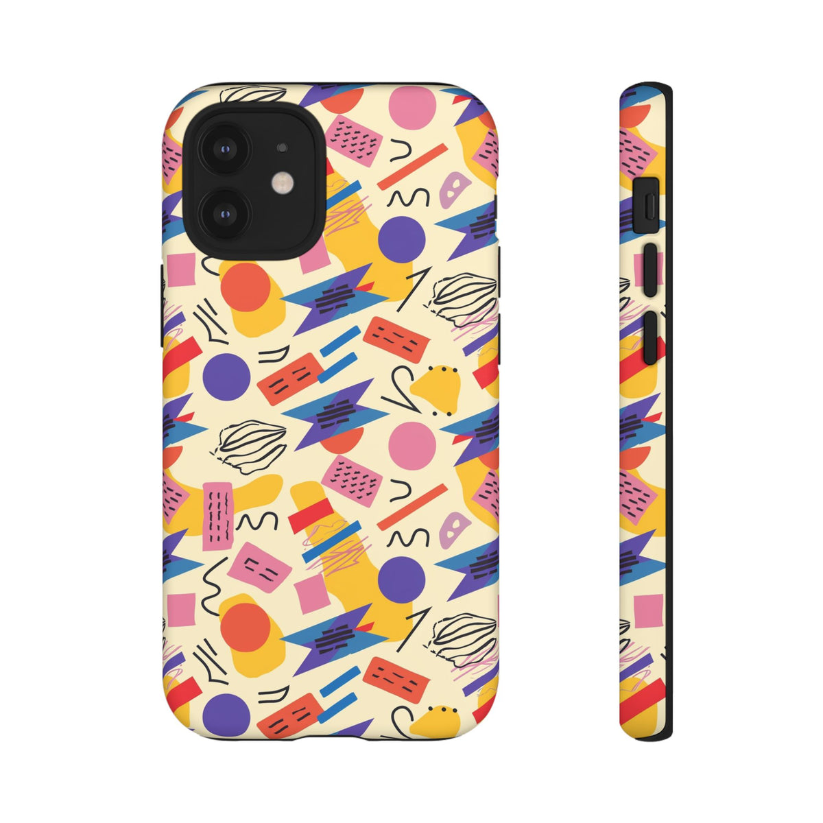 90s Themed Seamless Pattern Phone Case – Embrace Retro Style and Protection 270