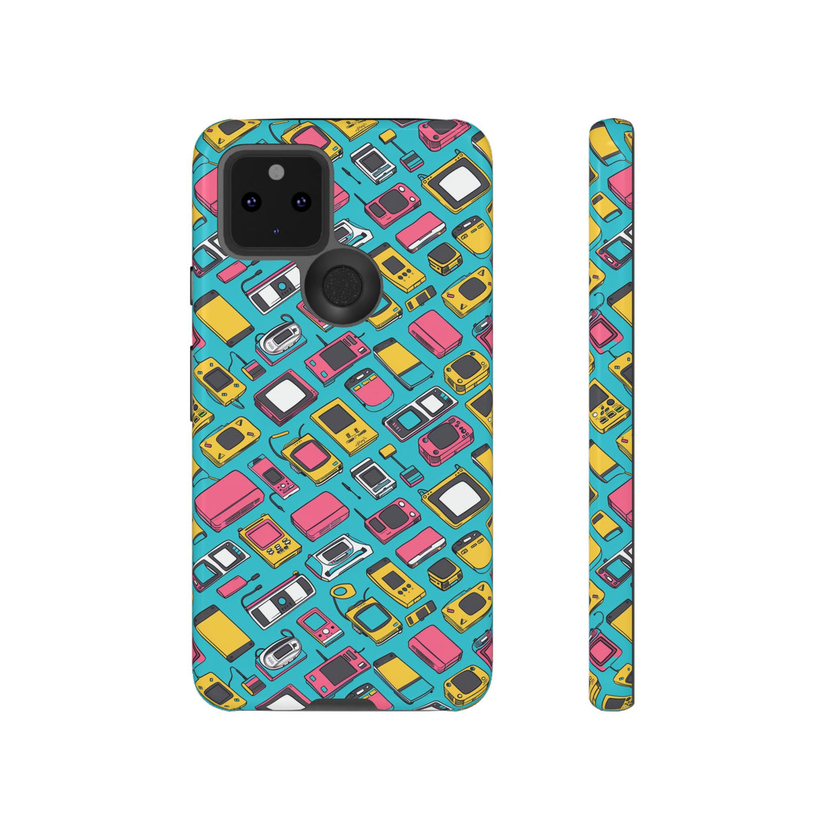 90s Themed Seamless Pattern Phone Case – Embrace Retro Style and Protection 237