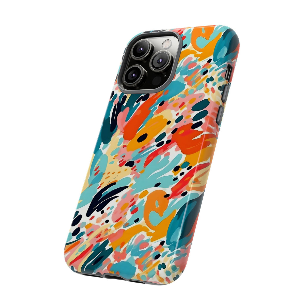 Abstract Painting Design Phone Case – Modern Art-Inspired Phone Cover 7