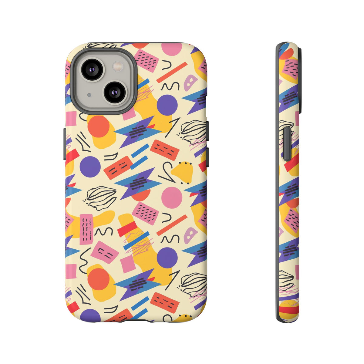 90s Themed Seamless Pattern Phone Case – Embrace Retro Style and Protection 270