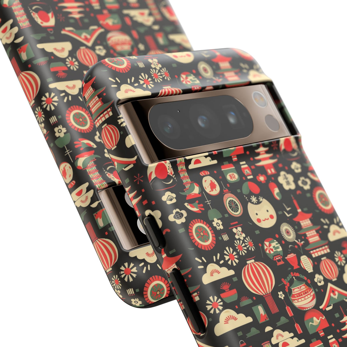 Japanese Pattern Phone Case – Elegant & Timeless Design for Your Phone 032