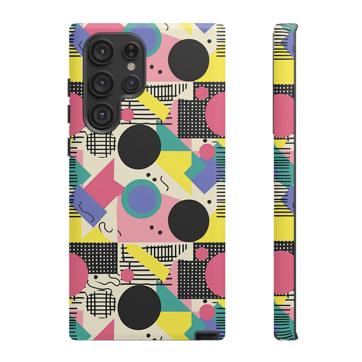 90s Themed Seamless Pattern Phone Case – Embrace Retro Style and Protection 228