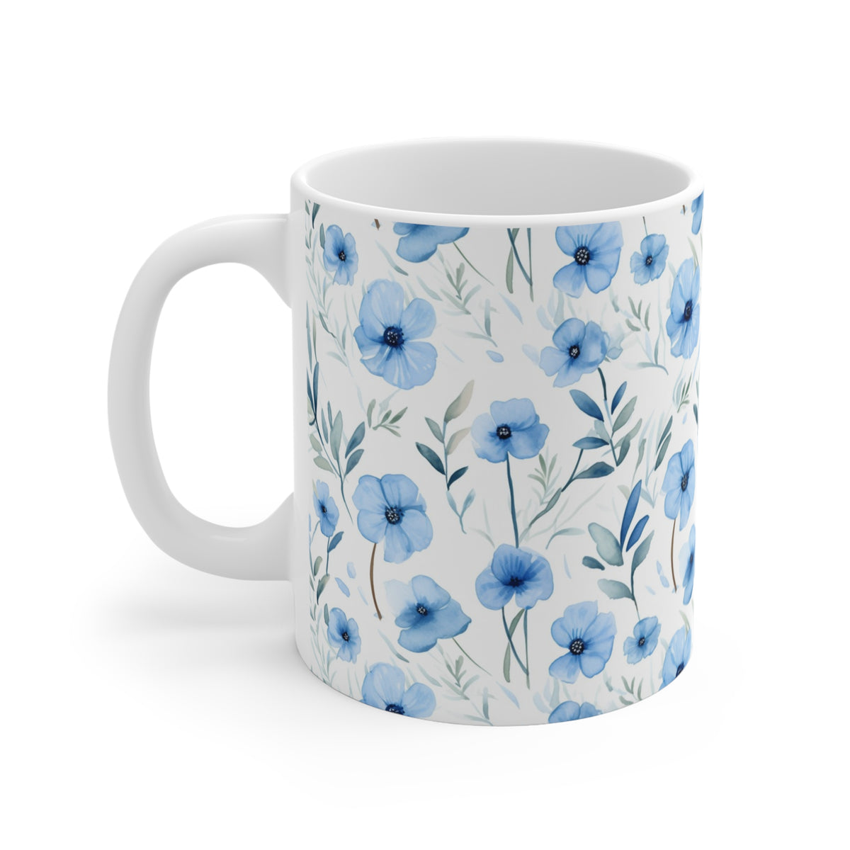 Various Watercolor Design All Over Coffee Mug – Unique Artistic Ceramic Coffee Cup 193