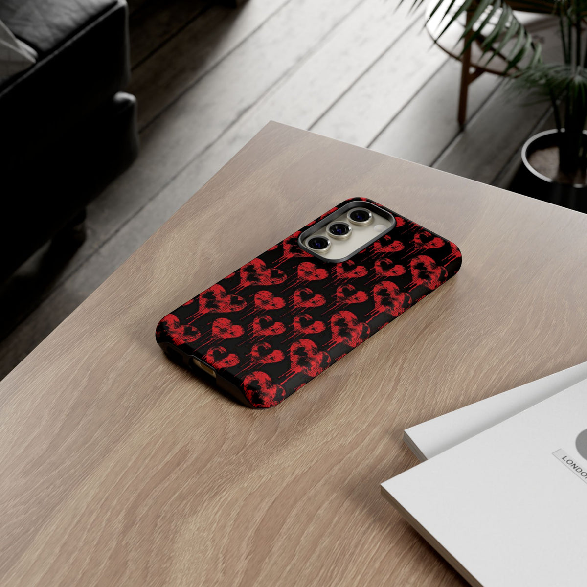 Heart Pattern Phone Case – Stylish & Loving Design for Your Device 367