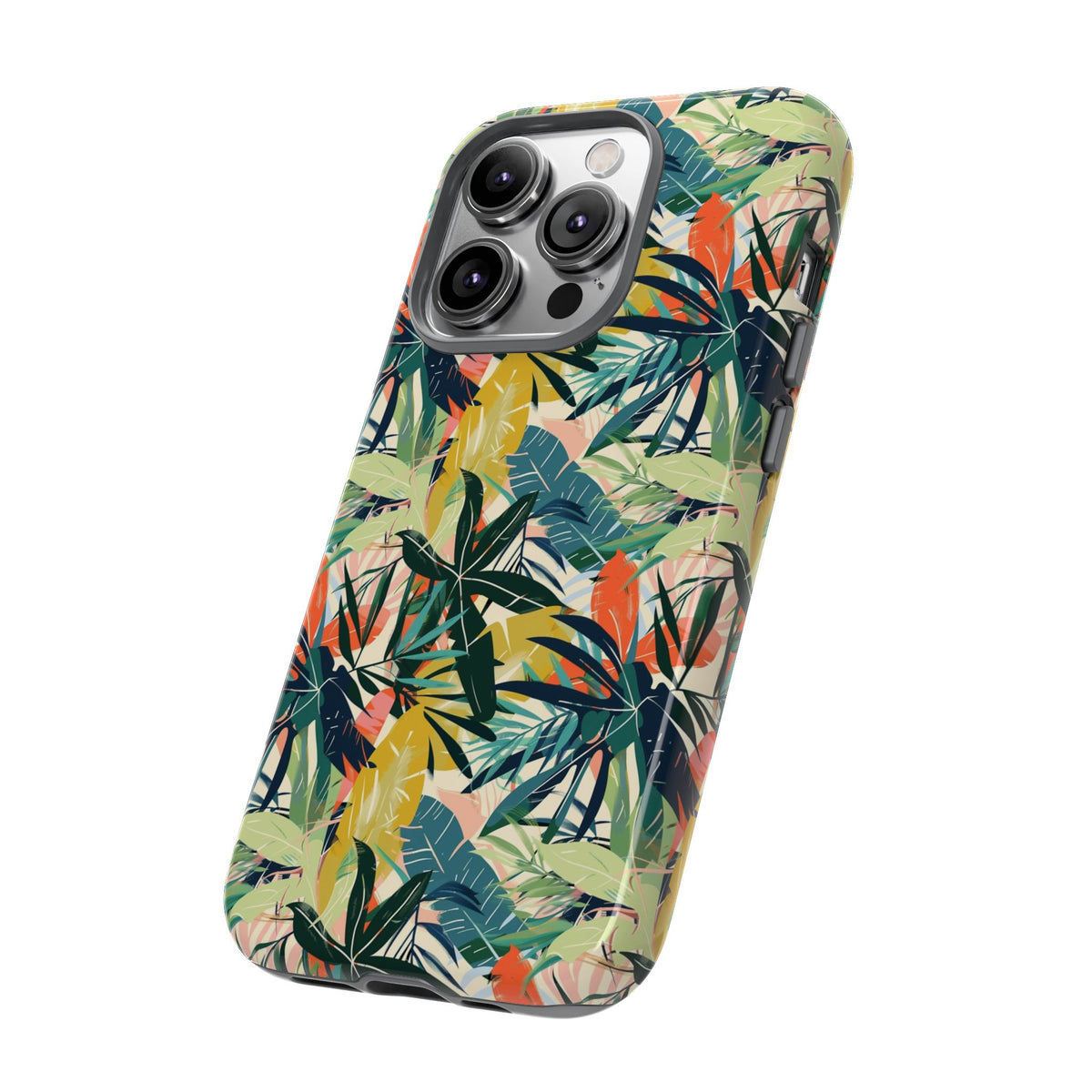 Jungle Pattern Phone Case – Exotic & Lush Design for Your Phone 349