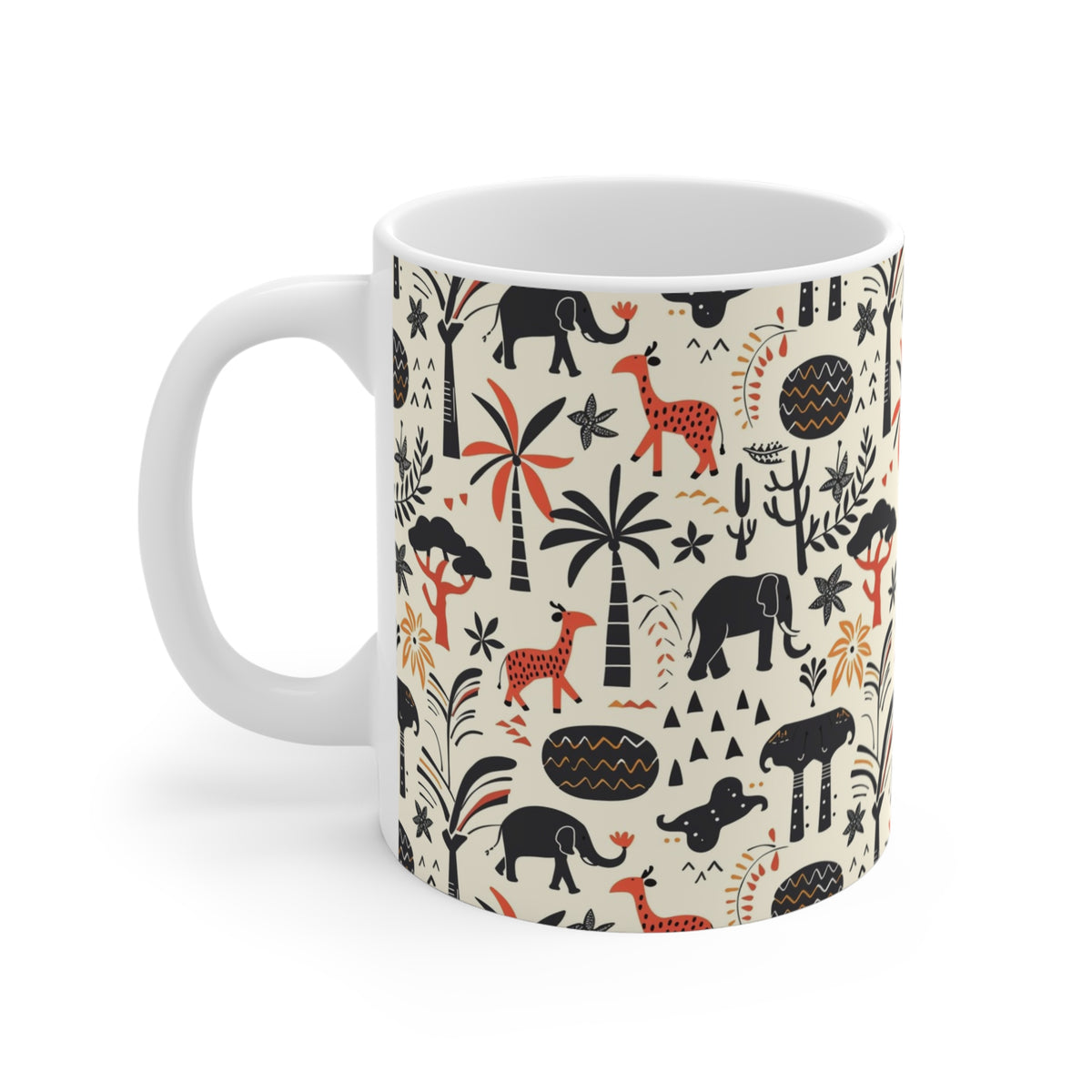 All-Over African Pattern Coffee Mug 667