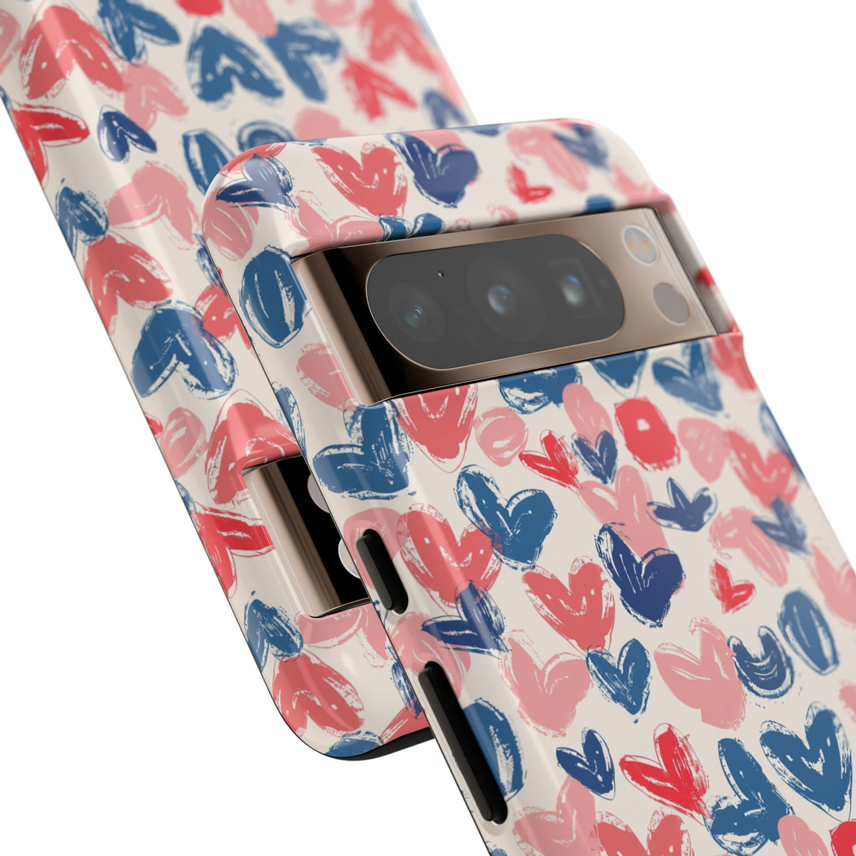 Heart Pattern Phone Case – Stylish & Loving Design for Your Device 354