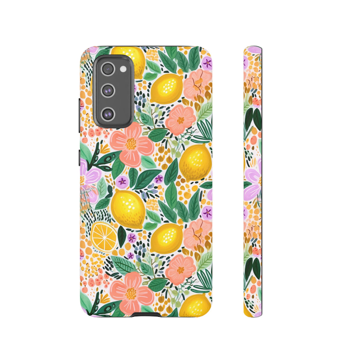 Cute Summer Lemons Phone Case – Refreshing Citrus Design for Your Phone