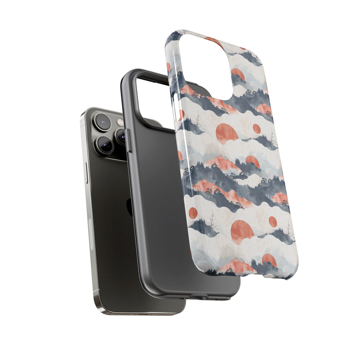 Japanese Pattern Phone Case – Elegant & Timeless Design for Your Phone 139