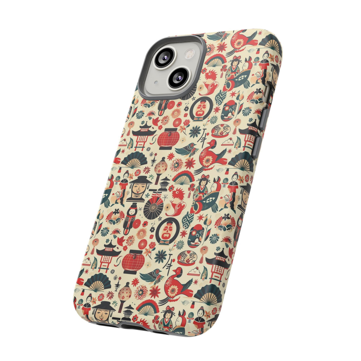 Japanese Pattern Phone Case – Elegant & Timeless Design for Your Phone 471