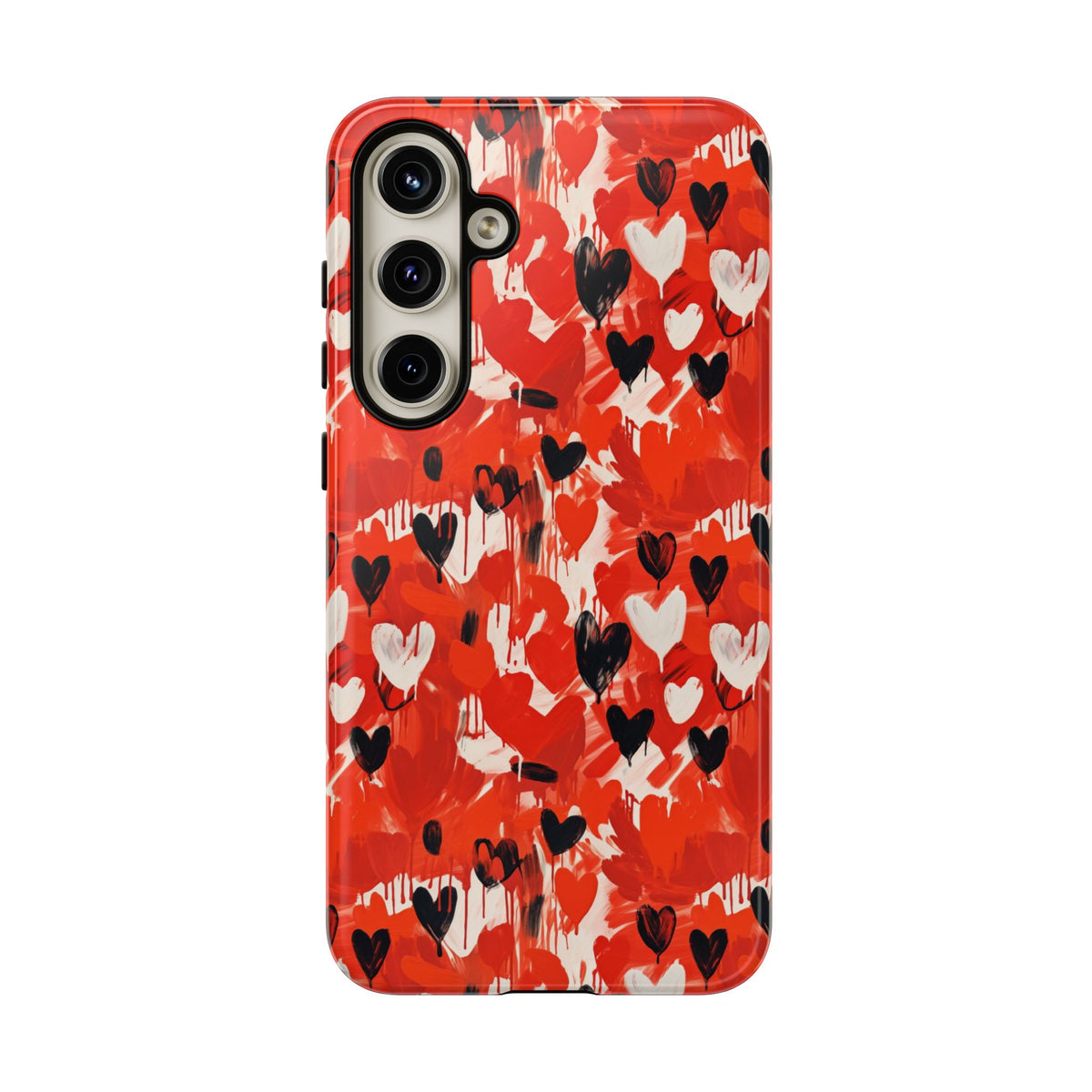 Heart Pattern Phone Case – Stylish & Loving Design for Your Device 355