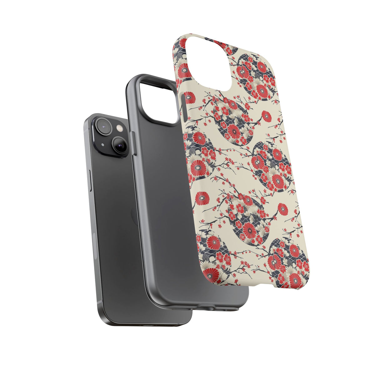 Japanese Pattern Phone Case – Elegant & Timeless Design for Your Phone 138