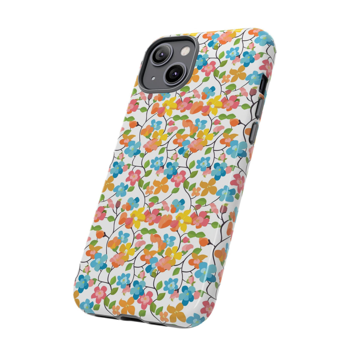 Spring Pattern Phone Case – Fresh & Vibrant Design for Your Phone 407