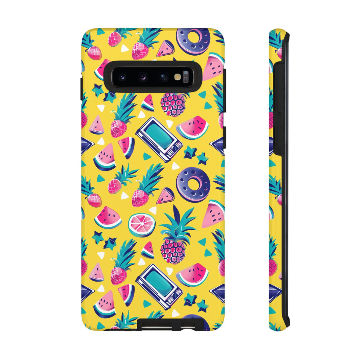 90s Themed Seamless Pattern Phone Case – Embrace Retro Style and Protection 255