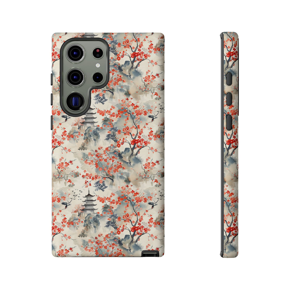 Japanese Style Pattern Phone Case - Elegant & Protective Cover