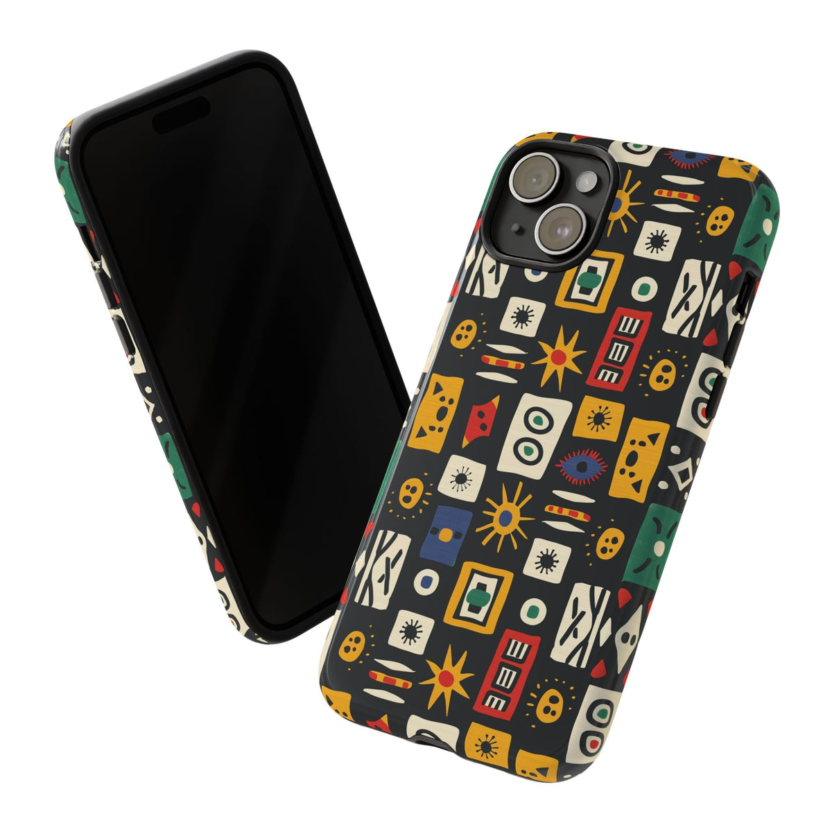 Stylish African Pattern Phone Case – Unique and Vibrant Protection 110