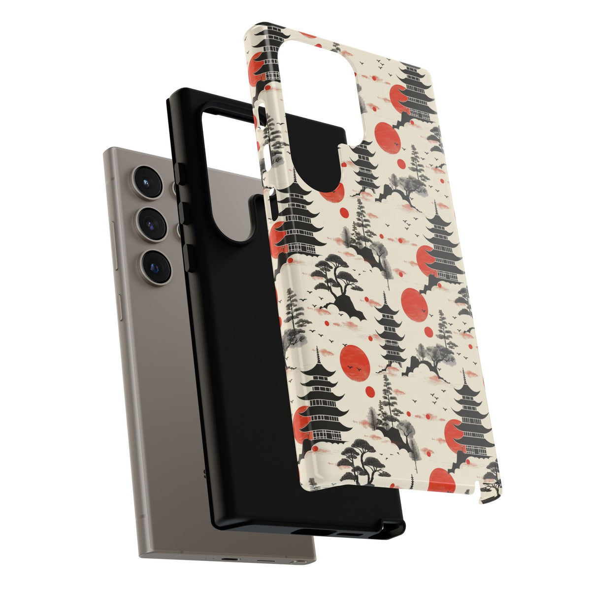 Japanese Pattern Phone Case – Elegant & Timeless Design for Your Phone 152