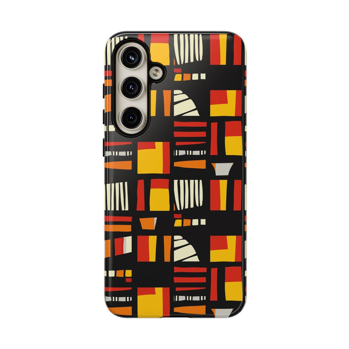 Stylish African Pattern Phone Case – Unique and Vibrant Protection 099