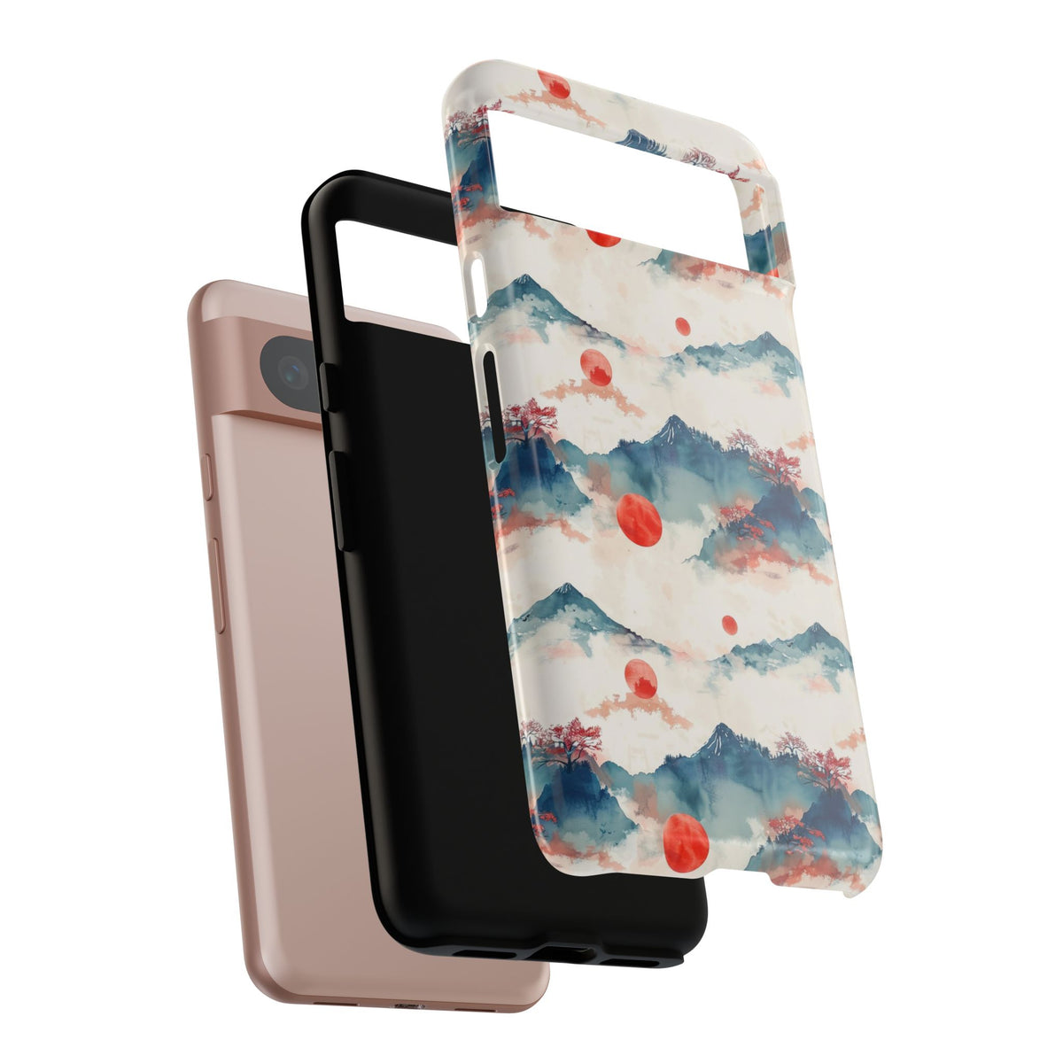 Japanese Pattern Phone Case – Elegant & Timeless Design for Your Phone 477