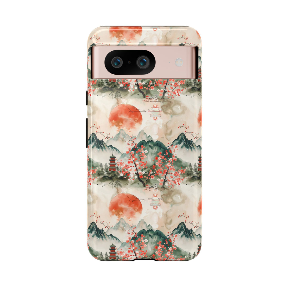 Japanese Pattern Phone Case – Elegant & Timeless Design for Your Phone 057