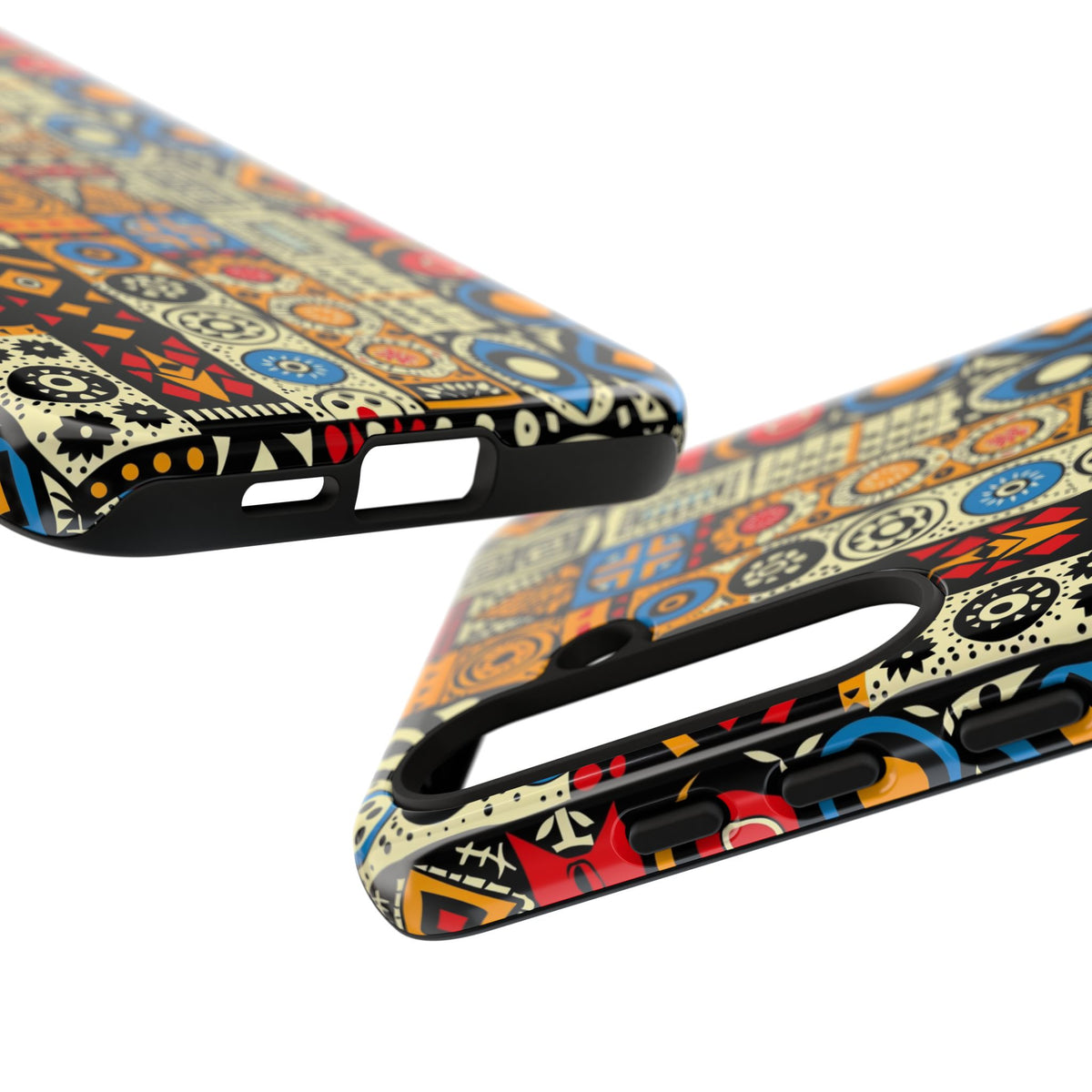 Stylish African Pattern Phone Case – Unique and Vibrant Protection 206