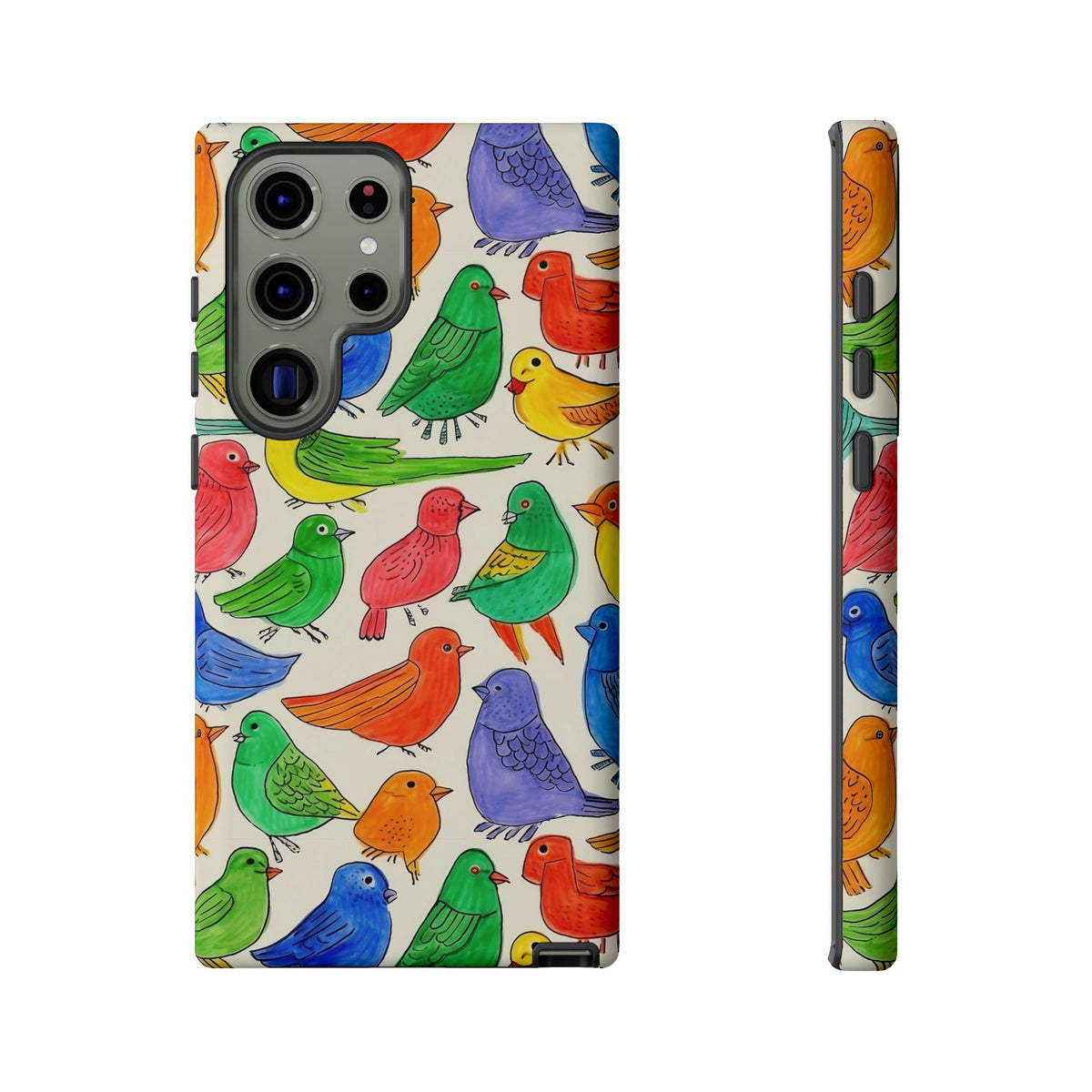 Birds Seamless Pattern Phone Case – Elegant and Timeless Avian Design 2