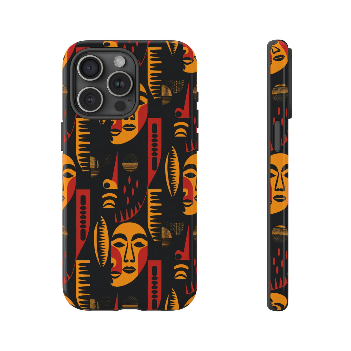 Stylish African Pattern Phone Case – Unique and Vibrant Protection 203