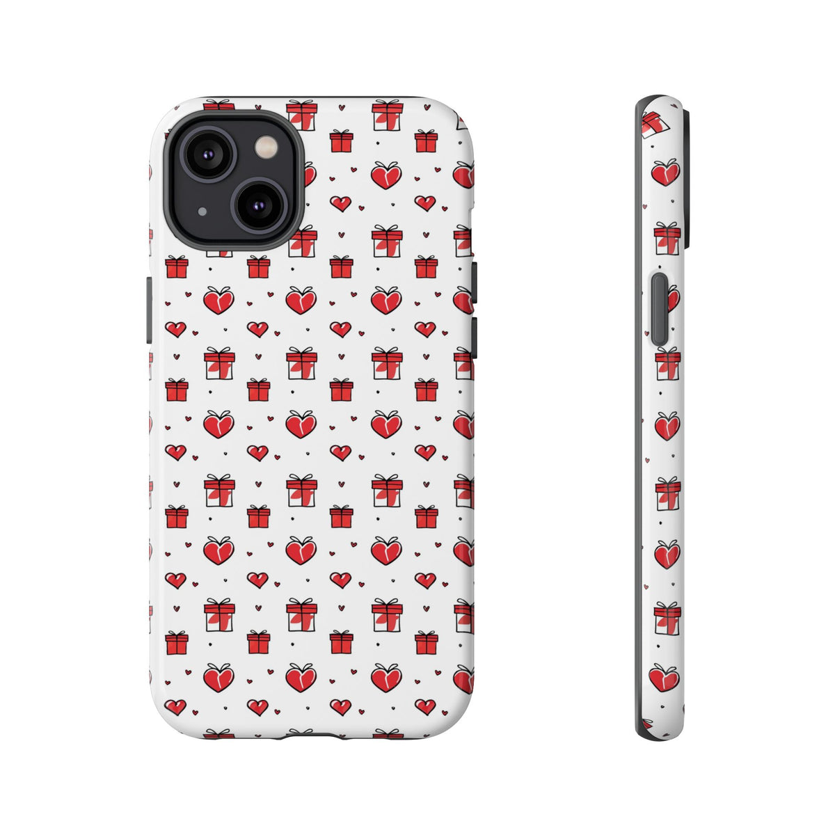 Heart Pattern Phone Case – Stylish & Loving Design for Your Device 234