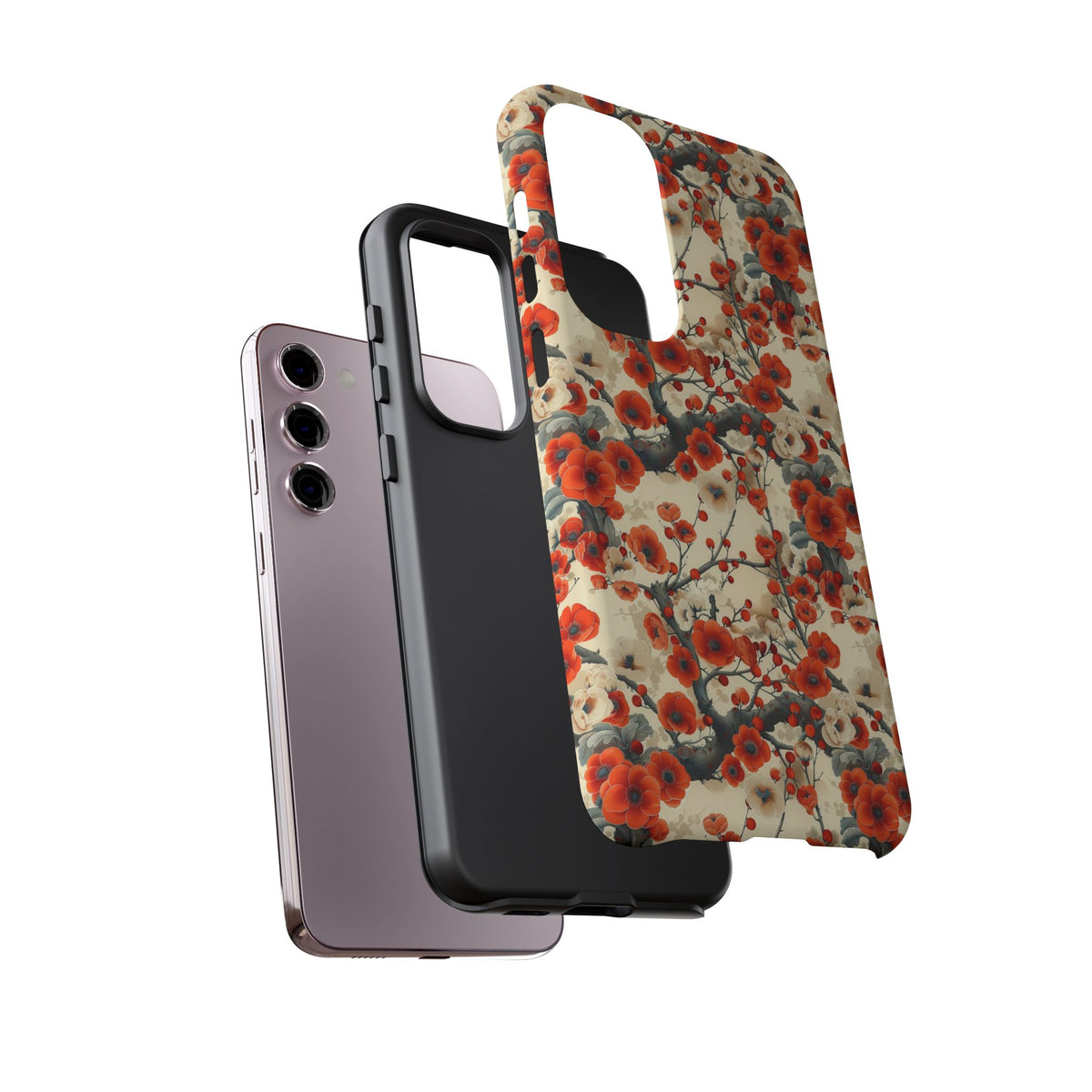 Japanese Pattern Phone Case – Elegant & Timeless Design for Your Phone 084