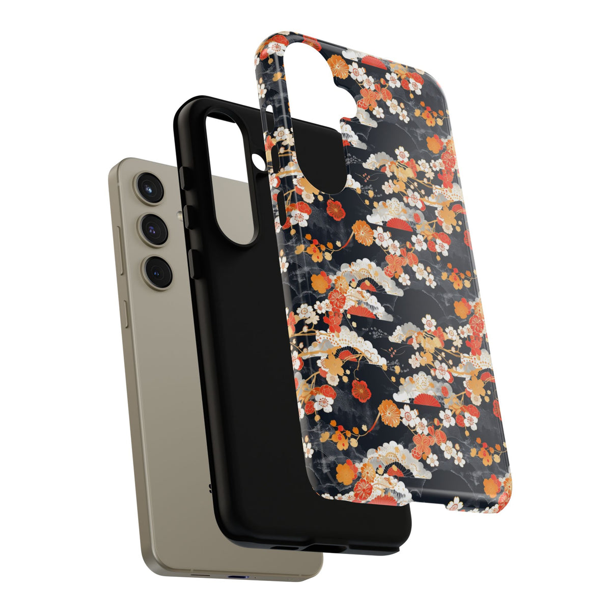 Japanese Pattern Phone Case – Elegant & Timeless Design for Your Phone 108