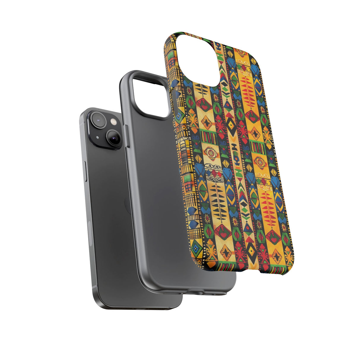 Stylish African Pattern Phone Case – Unique and Vibrant Protection 163