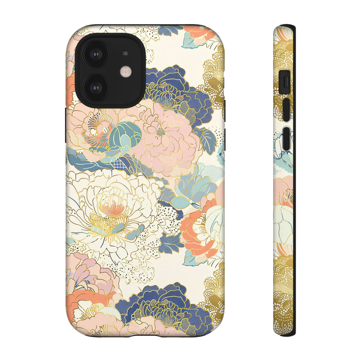 Japanese Blossom Asian Floral Design Phone Case – Elegant Floral Phone Cover 4