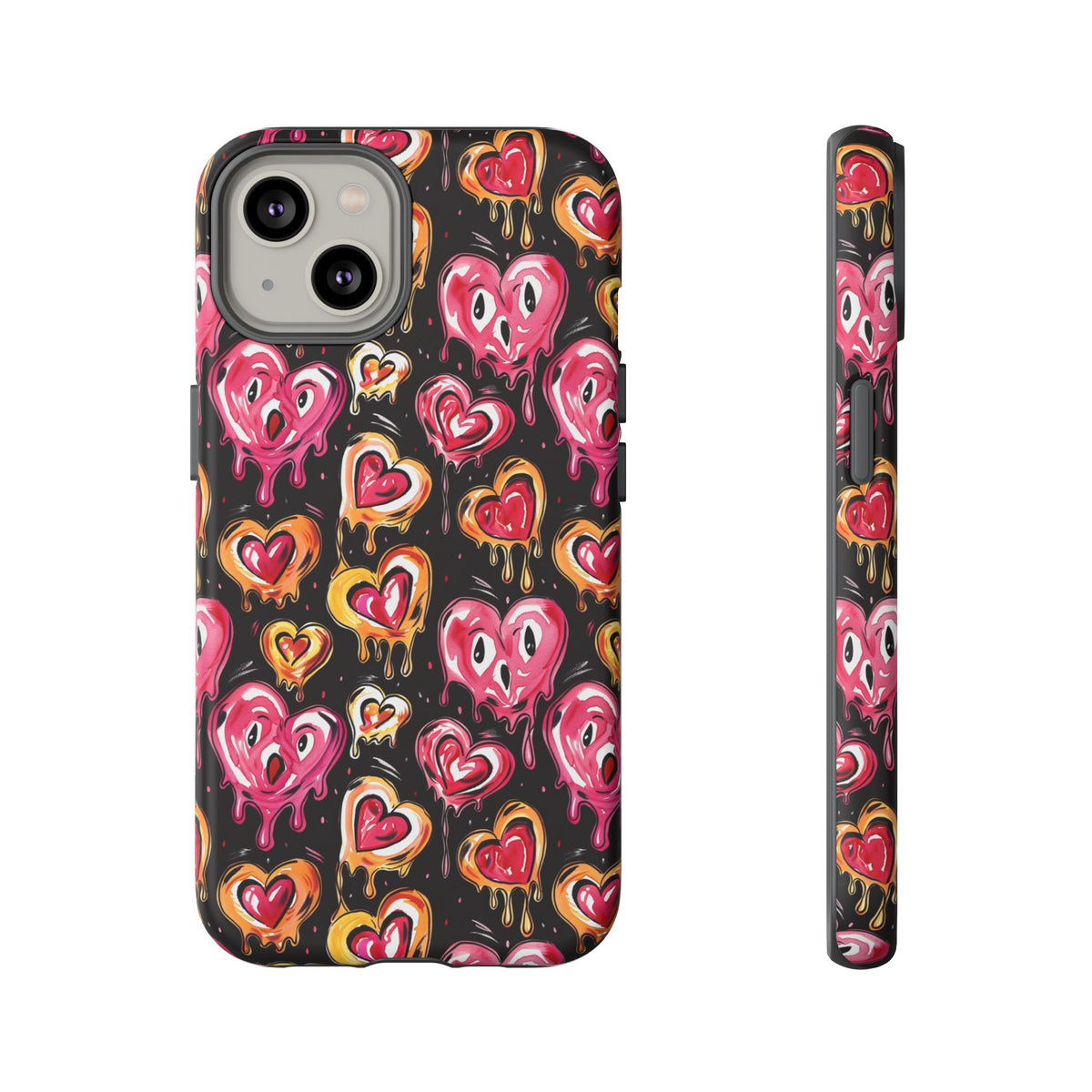 Heart Pattern Phone Case – Stylish & Loving Design for Your Device 361