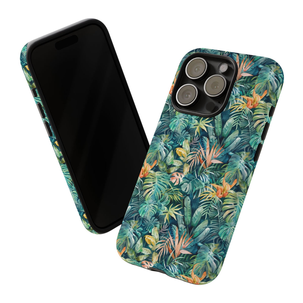 Jungle Pattern Phone Case – Exotic & Lush Design for Your Phone 333